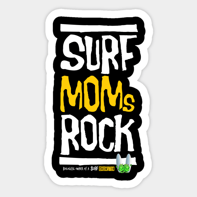 Surf Moms Rock! Sticker by brendanjohnson